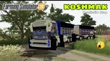 FS20 Crop Harvest In Koshmak! Isuzu Tipper Truck Fully Loaded
