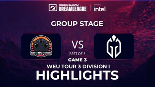 Game 3: Gaimin Gladiators vs goonsquad (aQua vs dyrachYO | BO3) DPC EEU 2022 Tour 3: Division I