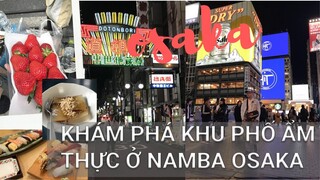 Nhật Bản vlog - Khám Phá Khu Phố Ẩm Thực Nổi Tiếng Ở Namba Osaka - Du lịch Nhật Bản tự túc