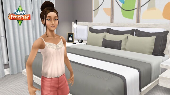 small apartment tour! + grid layout | sims freeplay