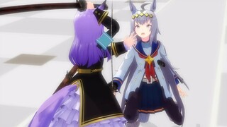 [Uma Musume: Pretty Derby MMD] Perselisihan di kafetaria