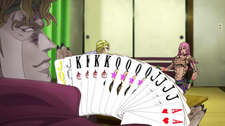 [MAD]Saat Dio bermain kartu poker dengan bos lain di <JoJo>