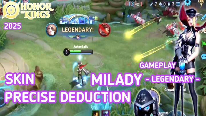 GAMEPLAY MILADY 2025 SKIN PERFECT DEDUCTION HOK INDO #hokindo #gameplaymilady2025 #honorofkings