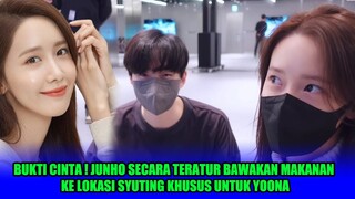 BUKTI CINTA ! JUNHO SECARA TERATUR BAWAKAN MAKANAN KE LOKASI SYUTING KHUSUS UNTUK YOONA 🤗❣️