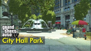 City Hall Park (Algonquin) | Just Walking | GTA IV