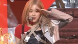 A video montage of BLACKPINK'S live performances in various outfits