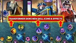 Transformer Skin Sneak Peek | New Sound Entrance Animation & SFX In-Game & New Skill Icons | MLBB