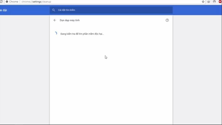 Sử dụng Google Chrome tìm diệt mã độc