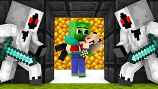 Monster School Entity and Zombie Boy Fight For Love - เรื่องราวความรัก - Minecraft Animation