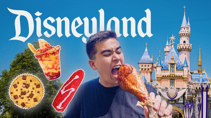 24HR EATING ONLY FOOD AT DISNEY (And I Ranked Them All)