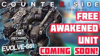 Counter:Side - Free Awakened Unit Coming Soon! [Evolve 001]