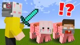 Playing HIDE and SEEK as ANIMALS in Minecraft!