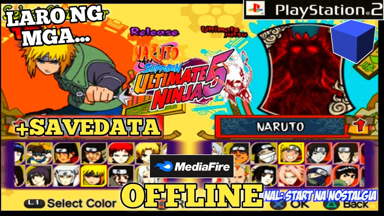 Saiu o VERDADEIRO Naruto Shippuden Ultimate Ninja 5 Para PPSSPP