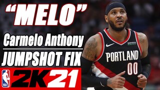 Carmelo Anthony Jumpshot Fix NBA2K21 with Side-by-Side Comparison