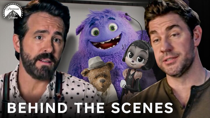 IF | Designing EVERY Imaginary Friend BTS w/ Ryan Reynolds John Krasinski | Paramount Movies