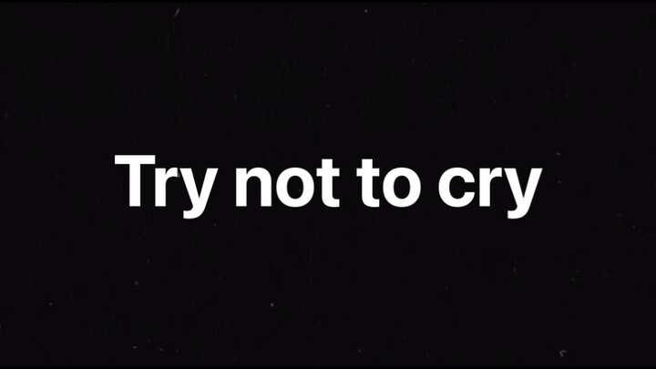 Are you okay? Are you trying to be okay? Please do.