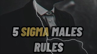 5 SIGMA MALES RULES 😎🔥