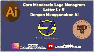 Cara Mendesain Logo Monogram Letter S + V Dengan Menggunakan Adobe Illustrator