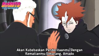 Boruto 295 Segel Full Power Code Terbuka, Pembalasan Anak Buah Isshiki Dimulai Dengan Membunuh Amado