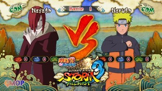 NAGATO VS NARUTO (COM VS COM) NARUTO SHIPPUDEN ULTIMATE NINJA STROM 3 | SKYLINE