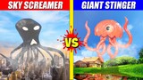 Sky Screamer vs Giant Stinger Flynn | SPORE