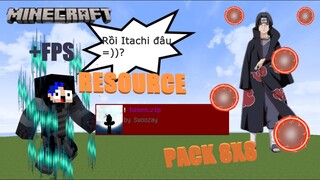 Resource pack boost FPS đẹp nhất mình biết / minecraft / itachi / khoizinf