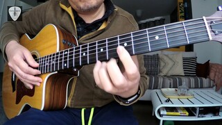 "Bakit Nga Ba Mahal Kita" Chorus SLOW DEMO Fingerstyle with Various Key Progression Arrangement