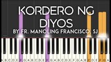 Mass Song: Kordero ng Diyos (Francisco, SJ) synthesia piano tutorial