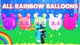 Tôi đã sưu tập đủ hết các màu Pets *RAINBOW HUGE BALLOONS* - Roblox - Pet Simulator X!