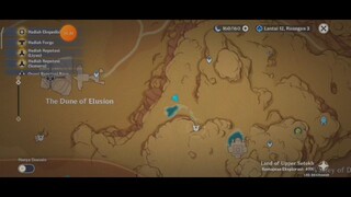 Genshin Impact : Explore Water Pyramid Obelisk Oasis Ruin Valley Of Dahri