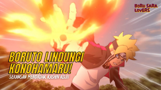 Boruto Lindungi Konohamaru Dari Kashin Koji! Boruto Mengaktifkan Karma! | Boruto