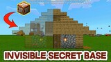 How to build an Invisible Secret Base in Minecraft using Command Block Tutorial Tricks