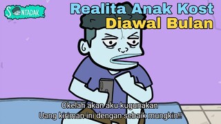 Realita Kehidupan Anak Kost Diawal Bulan (Animasi Sentadak)