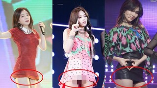 These super short dresses make Kpop female idols have to be careful in every step!