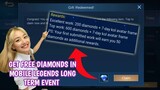 How to get free 600 diamonds in mobile legends join MLBB Creator Camp