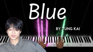 Blue by Yung Kai piano cover + sheet music & lyrics