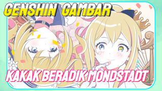 [Genshin Impact, Gambar] Kakak beradik Mondstadt