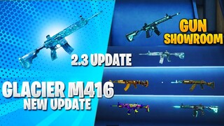 নতুন গ্লেসিয়ার M416 | Glacier 2.0 In Pubg Mobile | M4 Glacier Level 8 | New Update 2.3 New Features