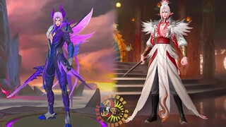 Ling Lord Shen Kung Fu Panda Collab Skin VS Night Shade Dragon Tamer Skin MLBB Comparison