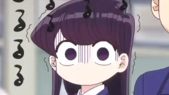 Komi san kawaii to serious mood 🤩