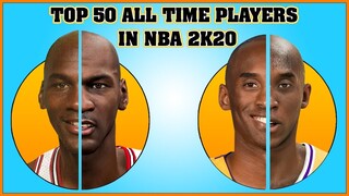 NBA Top 50 All Time Player Rankings in NBA 2K20