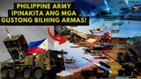 GRABE! PH ARMY INILABAS ANG GUSTONG BILHING ARMAS SA AFP MODERNIZATION!