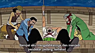 merinding pas scene ini, tekad zoro ga main main