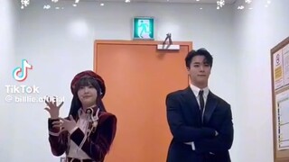 Moonbin and moonsua tiktok collab (billie account)