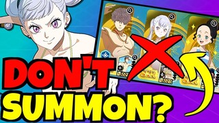 WHY YOU SHOULD SKIP SUMMER NOELLE BANNER!!! [Black Clover Mobile]