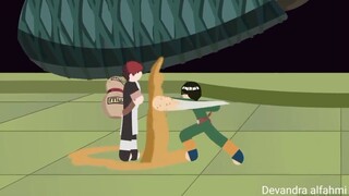 Gara vs rock lee fight