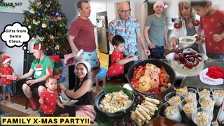CHRISTMAS PARTY SA BAHAY NG MGA IN-LAWS | NAG LUTO NG FILIPINO FOOD