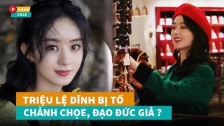 Sốc Triệu Lệ Dĩnh bất ngờ bị tố đạo đức giả, giật điện thoại fan trên phim trường?|Hóng Cbiz