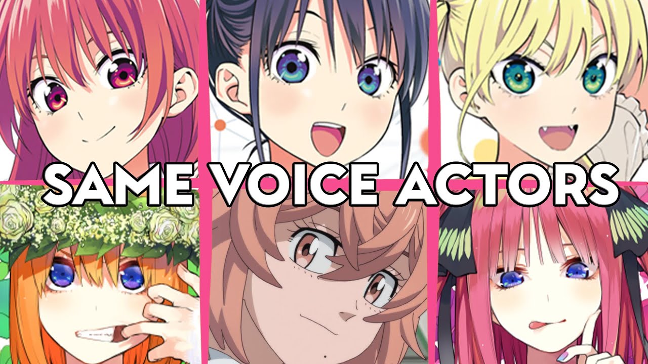 Gotoubun no Hanayome Anime Voice Actors / Seiyuu 