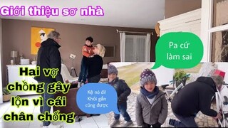 Mang đồ ăn về giới thiệu nhà mua chị chồng /gắn chân chống mà cũng gây nhau/cuộc sống pháp châu âu